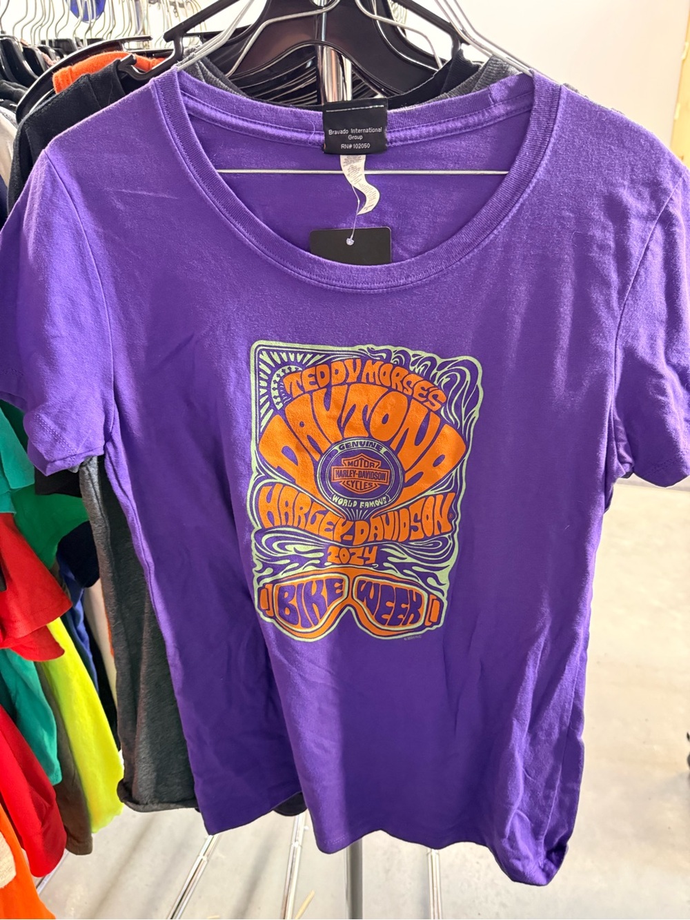 Harley-Davidson Ladies Purple Daytona Bike Week Graphic Tee